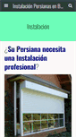 Mobile Screenshot of instalacionpersianasenbarcelona.com